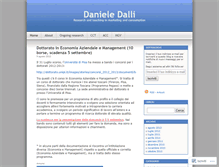 Tablet Screenshot of danieledalli.wordpress.com