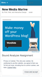 Mobile Screenshot of newmediamarine.wordpress.com