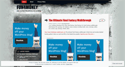 Desktop Screenshot of fun4money.wordpress.com