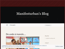 Tablet Screenshot of manifesturban.wordpress.com