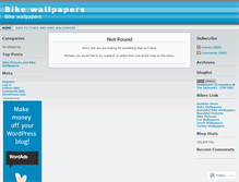 Tablet Screenshot of bikewallpapers.wordpress.com