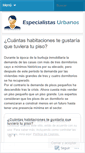 Mobile Screenshot of especialistasurbanos.wordpress.com