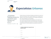 Tablet Screenshot of especialistasurbanos.wordpress.com