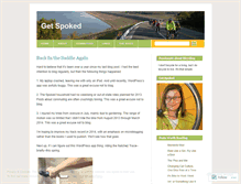 Tablet Screenshot of getspoked.wordpress.com