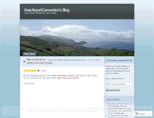 Tablet Screenshot of kwicairportconnection.wordpress.com