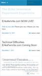 Mobile Screenshot of erikaexperience.wordpress.com