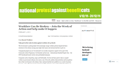 Desktop Screenshot of benefitclaimantsfightback.wordpress.com