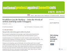 Tablet Screenshot of benefitclaimantsfightback.wordpress.com