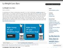 Tablet Screenshot of laweightlossbars.wordpress.com