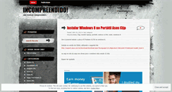 Desktop Screenshot of incompreendido.wordpress.com