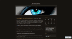 Desktop Screenshot of aneyeonbeauty.wordpress.com