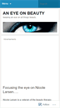 Mobile Screenshot of aneyeonbeauty.wordpress.com