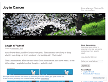 Tablet Screenshot of joyincancer.wordpress.com