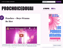 Tablet Screenshot of prochoicedouai.wordpress.com