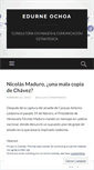 Mobile Screenshot of edurneochoa.wordpress.com