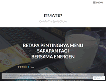 Tablet Screenshot of itmate.wordpress.com
