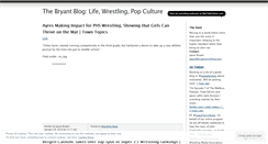 Desktop Screenshot of bryantwrestling.wordpress.com