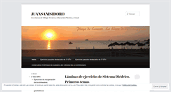 Desktop Screenshot of juansanisidoro.wordpress.com