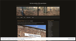 Desktop Screenshot of fourturtlesoftheapocalypse.wordpress.com