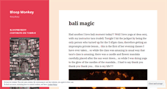 Desktop Screenshot of bloopmonkey.wordpress.com