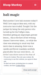 Mobile Screenshot of bloopmonkey.wordpress.com