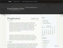 Tablet Screenshot of gracebae.wordpress.com