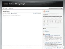 Tablet Screenshot of linuxmasters.wordpress.com