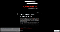 Desktop Screenshot of gojournalista.wordpress.com