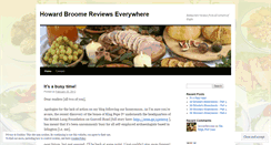 Desktop Screenshot of howardbroomereviewseverywhere.wordpress.com