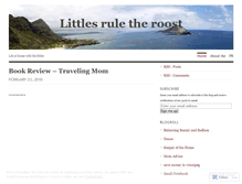 Tablet Screenshot of littlesruletheroost.wordpress.com