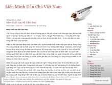 Tablet Screenshot of lienminhdanchu.wordpress.com