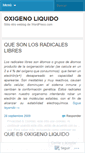 Mobile Screenshot of o2liquido.wordpress.com