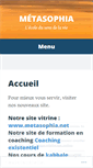 Mobile Screenshot of metasophia.wordpress.com