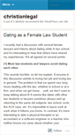 Mobile Screenshot of christianlegal.wordpress.com