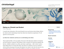 Tablet Screenshot of christianlegal.wordpress.com