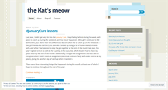 Desktop Screenshot of kitkatsmeow.wordpress.com