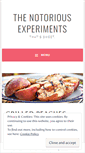 Mobile Screenshot of notoriousexperiments.wordpress.com