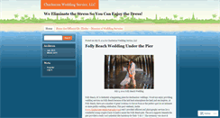 Desktop Screenshot of charlestonweddingservice.wordpress.com
