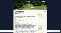 Desktop Screenshot of ekoharrysusanto.wordpress.com