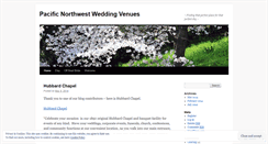 Desktop Screenshot of pnwweddingvenues.wordpress.com