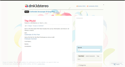 Desktop Screenshot of dmk3dstereo.wordpress.com