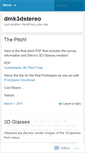 Mobile Screenshot of dmk3dstereo.wordpress.com