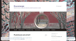 Desktop Screenshot of doucenergie.wordpress.com