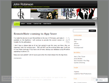 Tablet Screenshot of jrobinsonmedia.wordpress.com