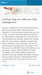 Mobile Screenshot of ergocustomizedcomfort.wordpress.com