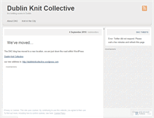 Tablet Screenshot of dublinknitters.wordpress.com