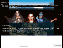 Tablet Screenshot of grupodeteatrocorporalsomnus.wordpress.com