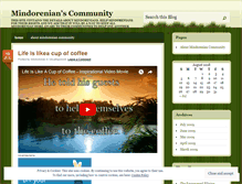 Tablet Screenshot of mindorenians.wordpress.com