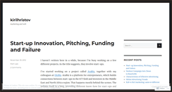 Desktop Screenshot of kirilhristov.wordpress.com