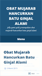 Mobile Screenshot of obatmujarabhancurkanbatuginjalalami.wordpress.com